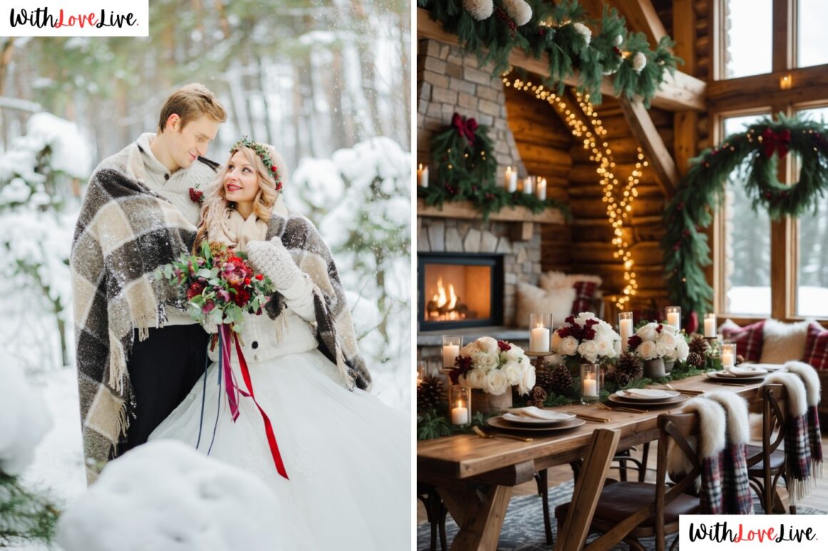 Cozy Winter Lodge Wedding Decor