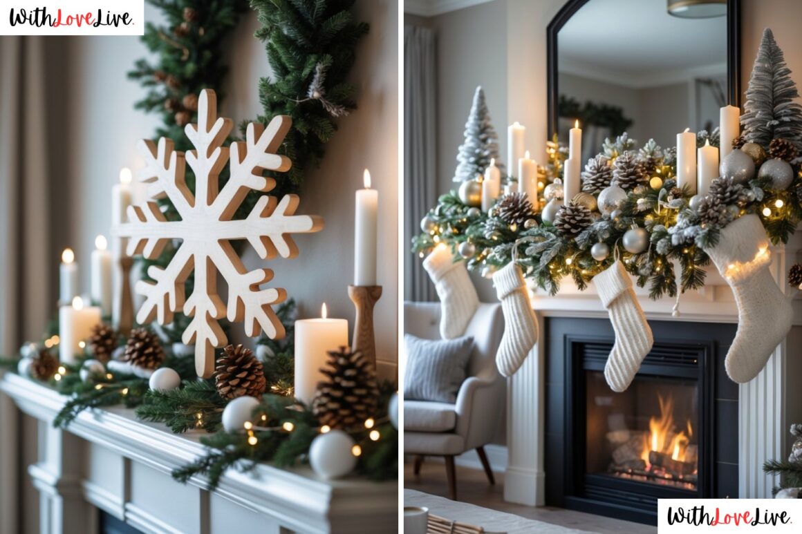 Cozy Winter Mantel Decorating Ideas