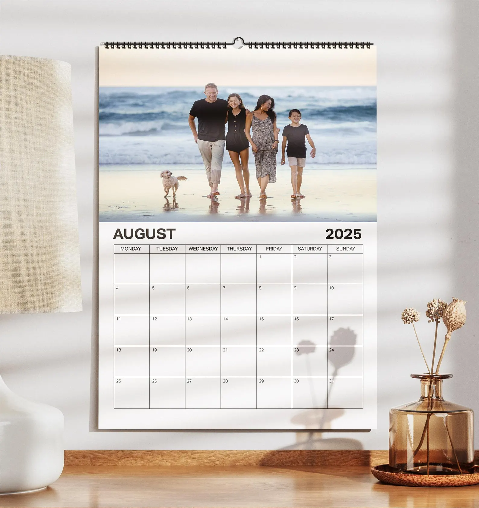 Custom Calendar with Family Photos