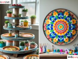 DIY Dollar Tree Pizza Pan Crafts