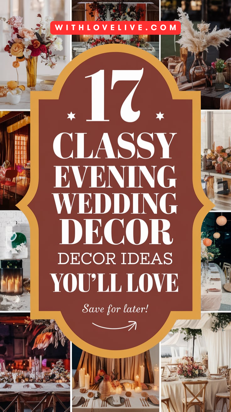 Evening Wedding Decor 