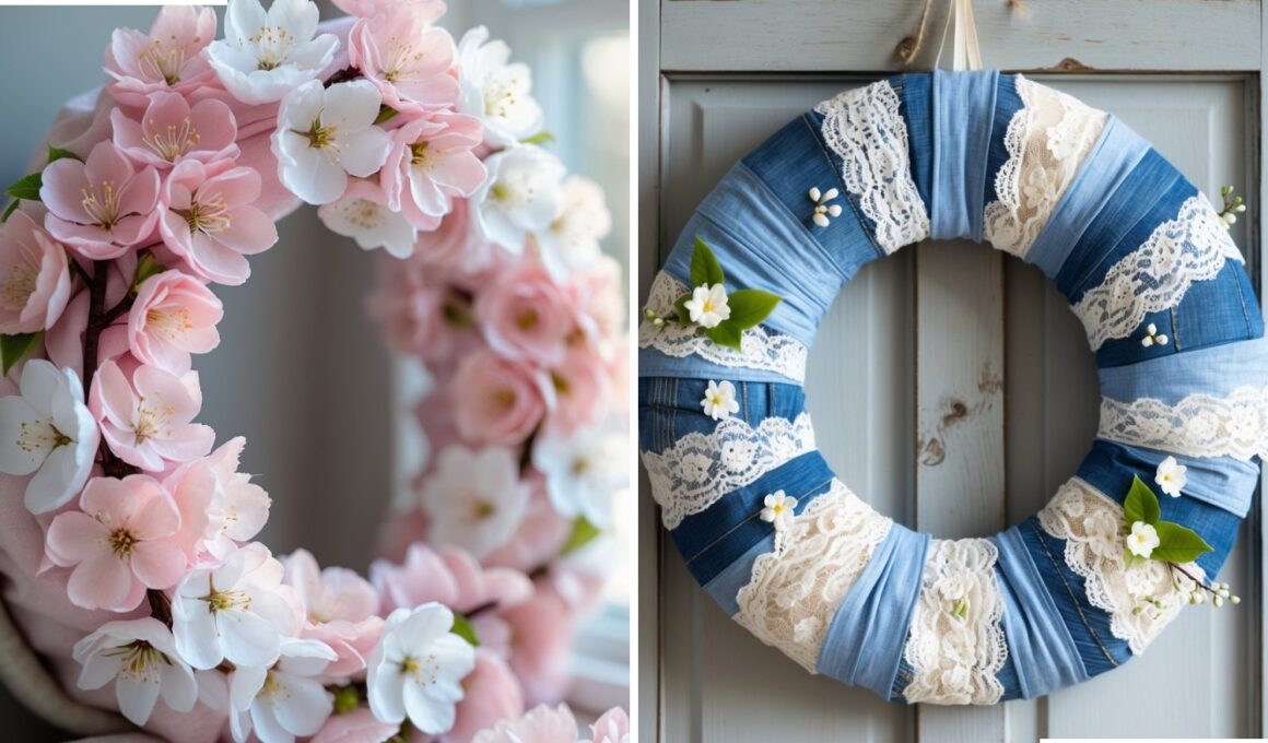 Fabric Wreath Ideas