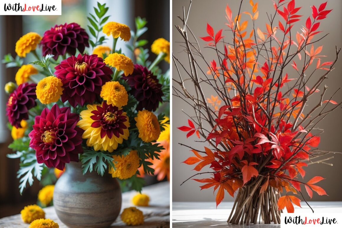 Fall Flower Arrangement Ideas
