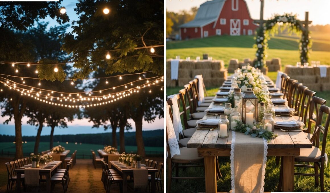 Farm Wedding Decor Ideas