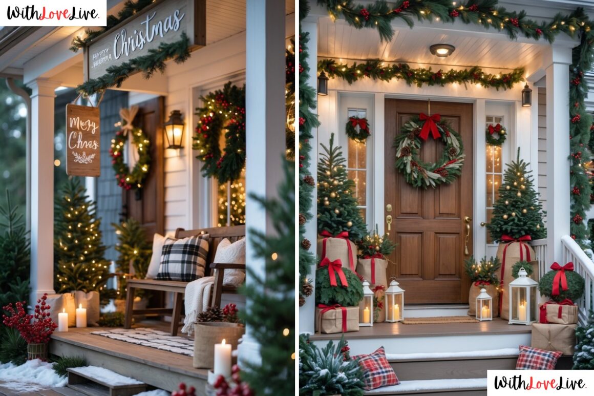 Front Porch Christmas Decor Ideas