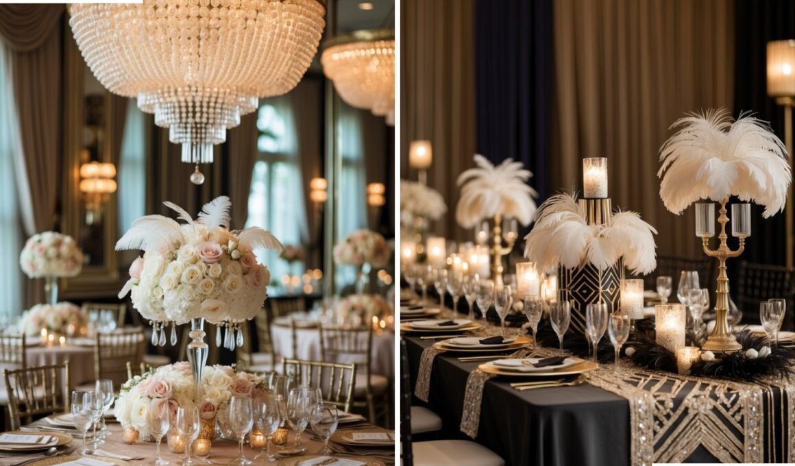 Great Gatsby Wedding Décor