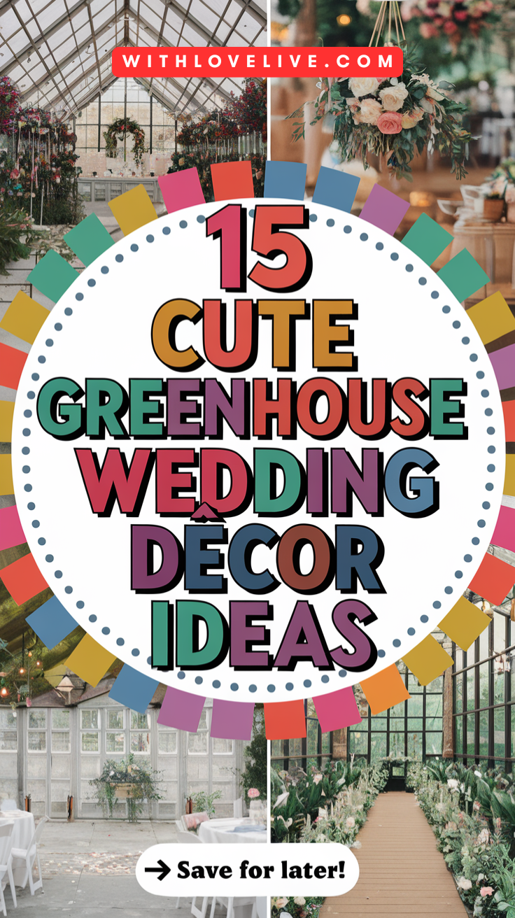 Greenhouse Wedding Décor Ideas