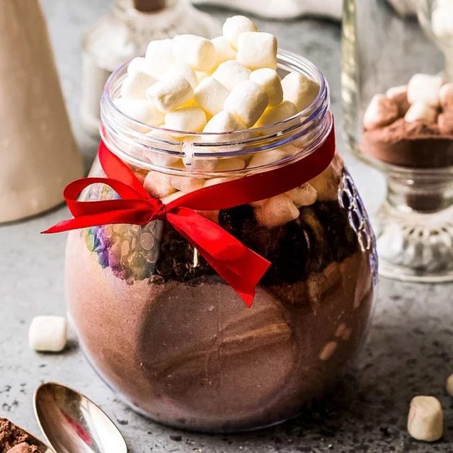Hot Cocoa Mix Jars