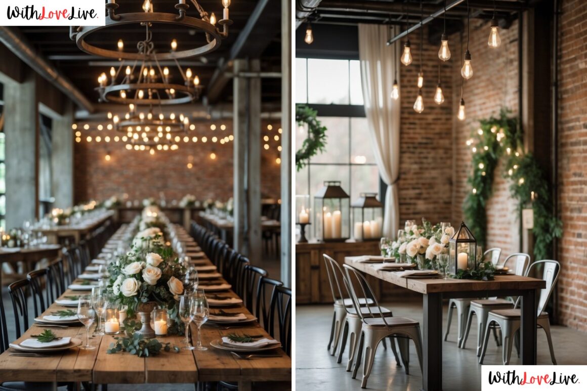 Industrial Wedding Decor