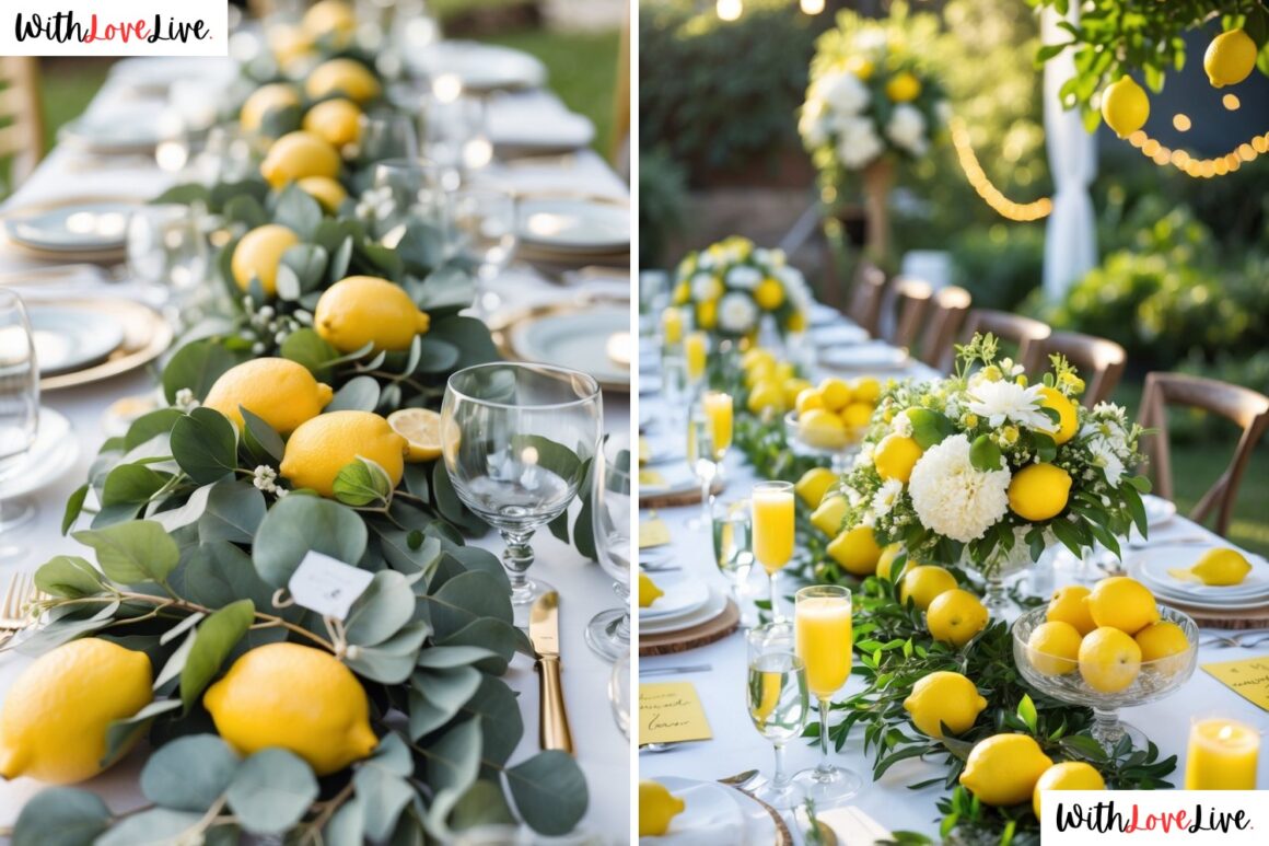 Lemon Wedding Decor