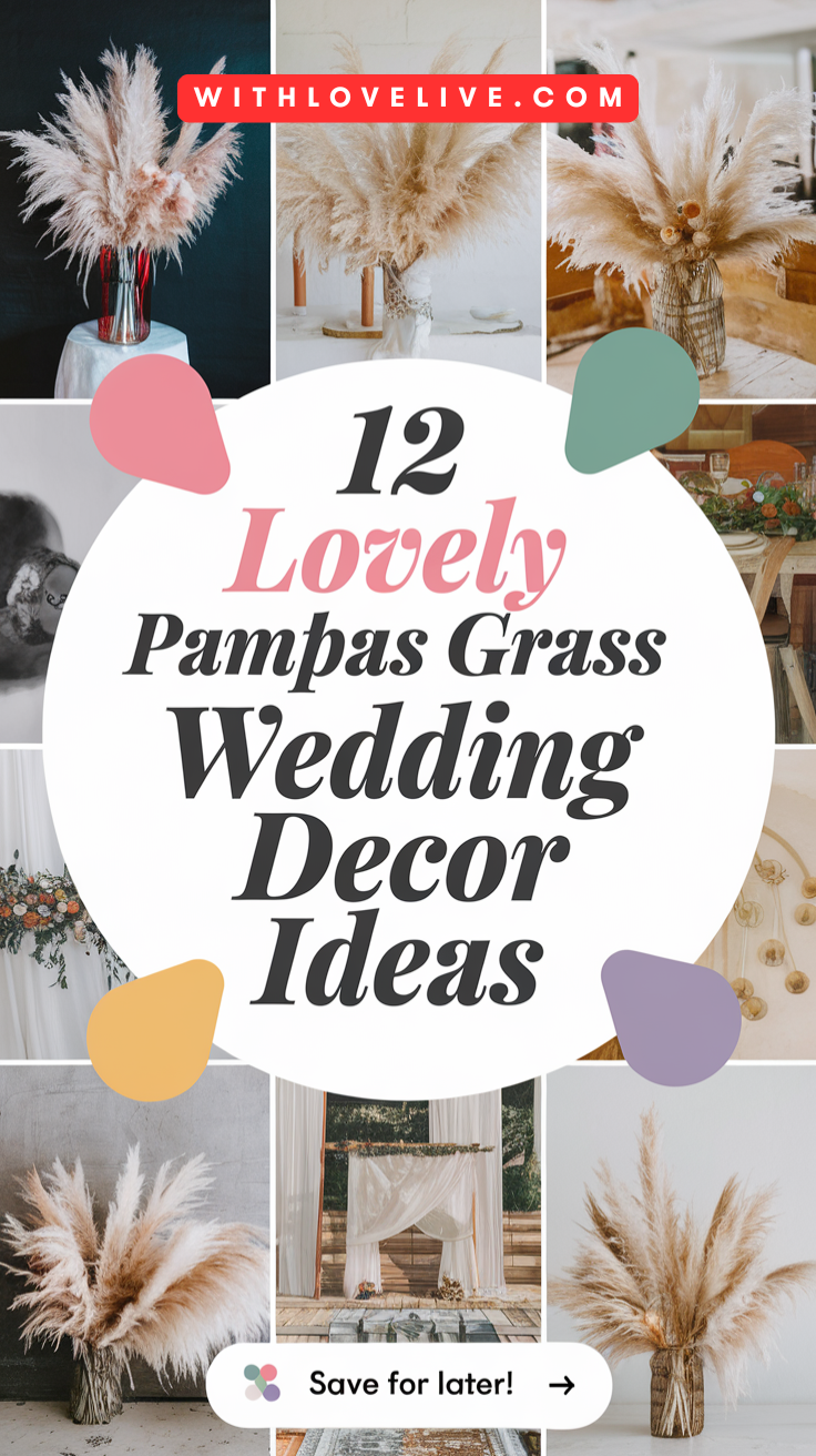 Lovely Pampas Grass Wedding Decor Ideas
