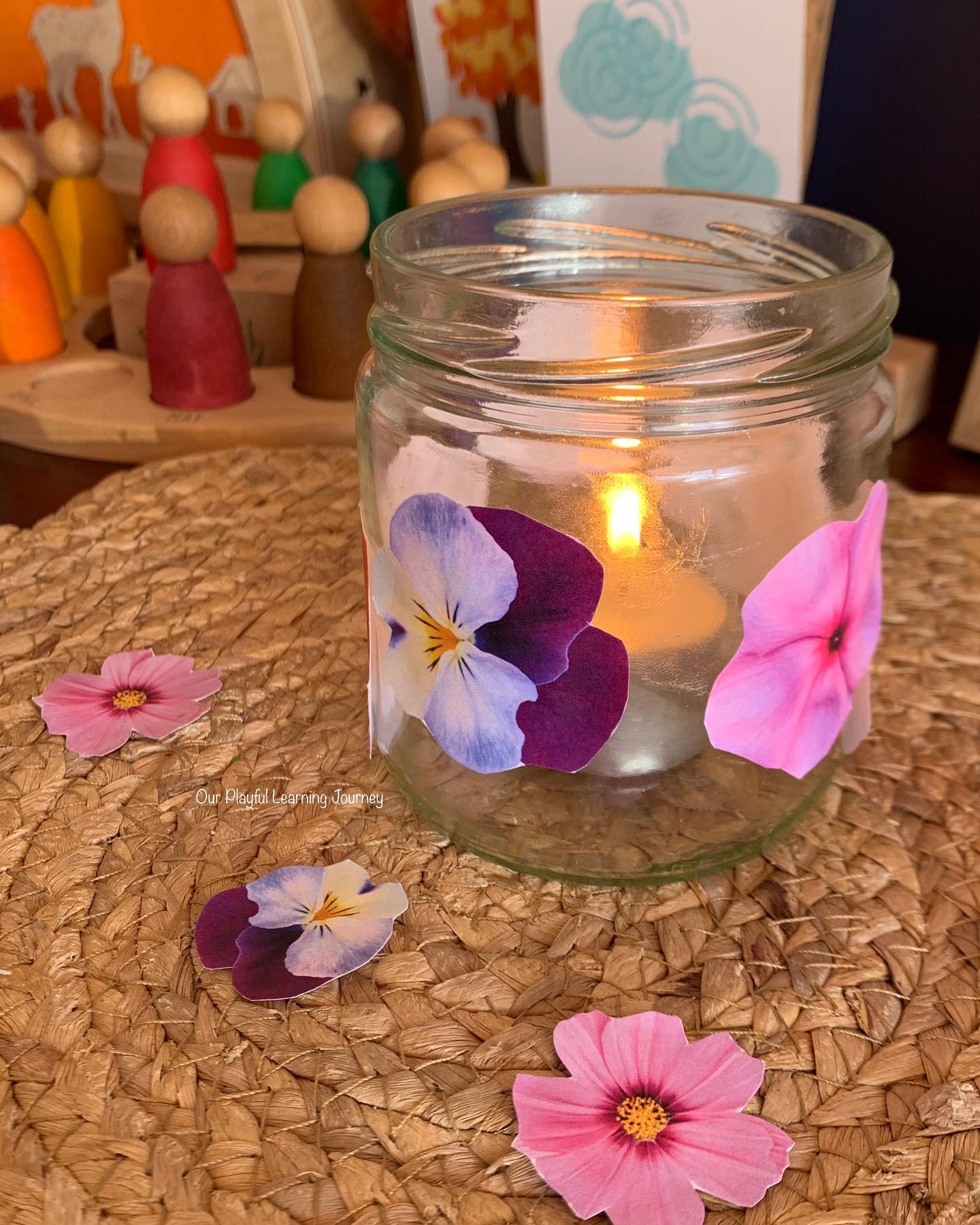Mason Jar Candle Holders