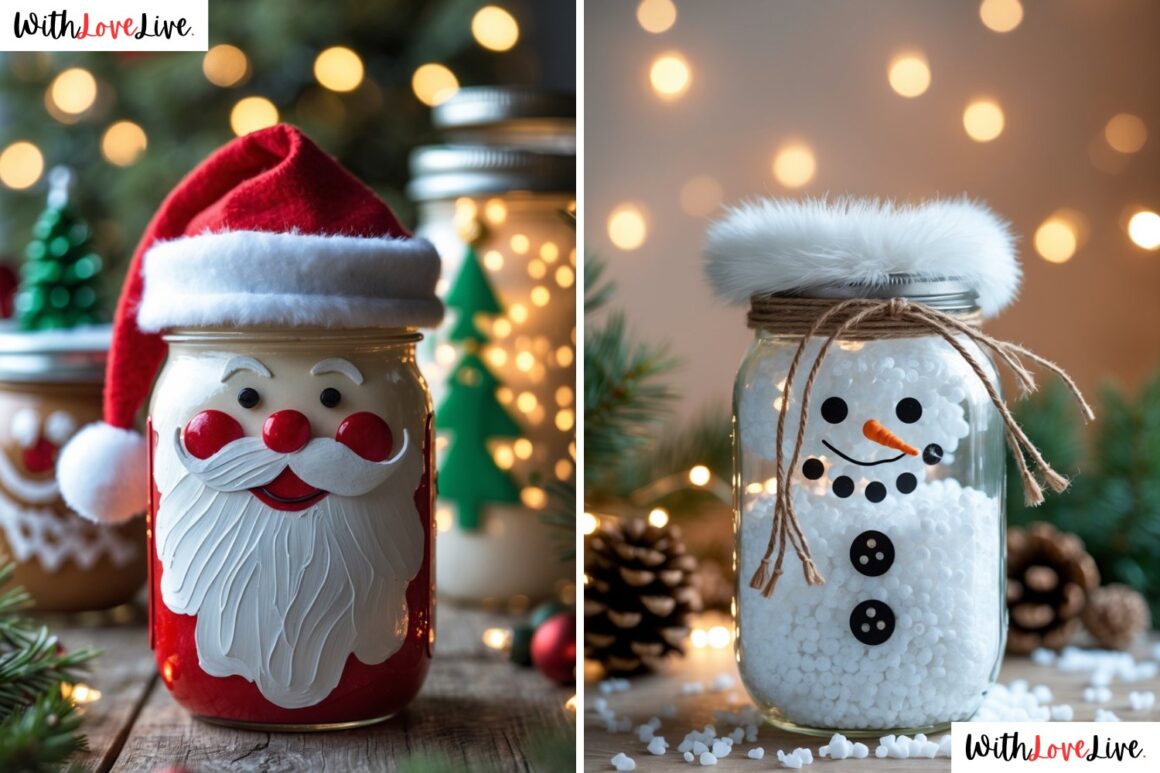 Mason Jar Christmas Decoration