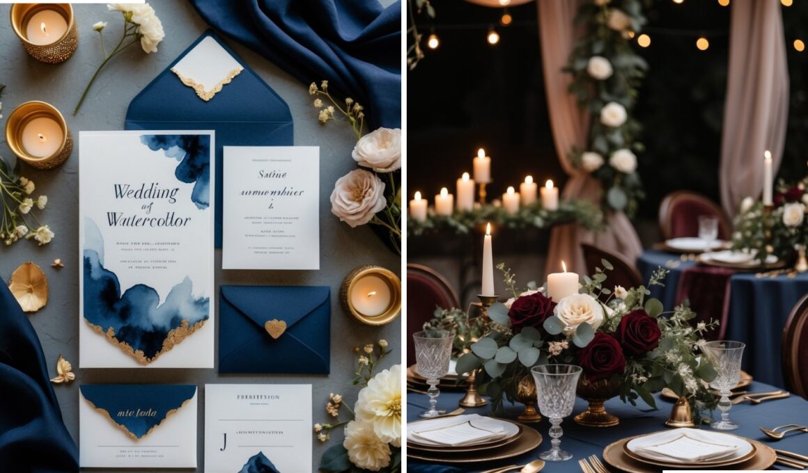 Moody Romantic Wedding Decor