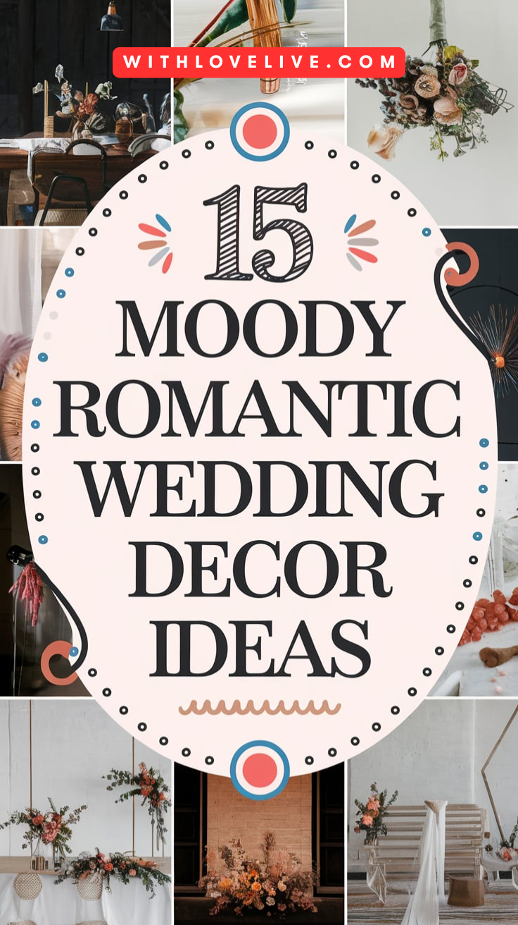Moody Romantic Wedding Decor Ideas