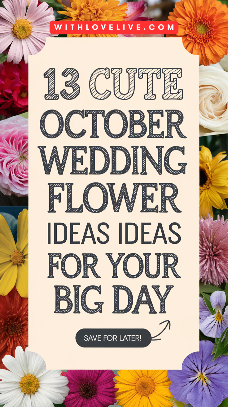 October Wedding Flower Ideas