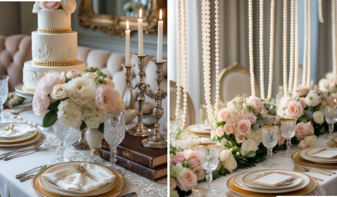 xOld Money Bridal Shower Decor