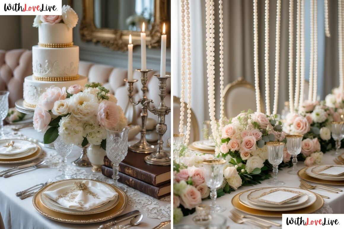 xOld Money Bridal Shower Decor