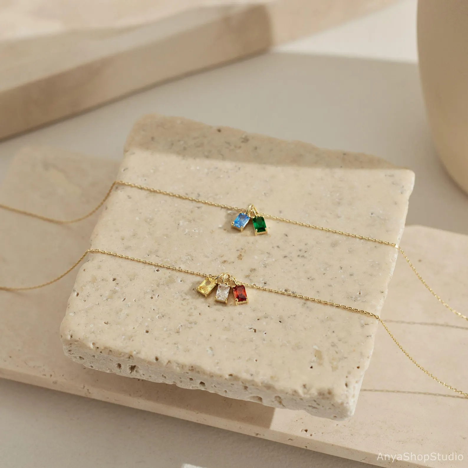 Personalized Birthstone Necklace