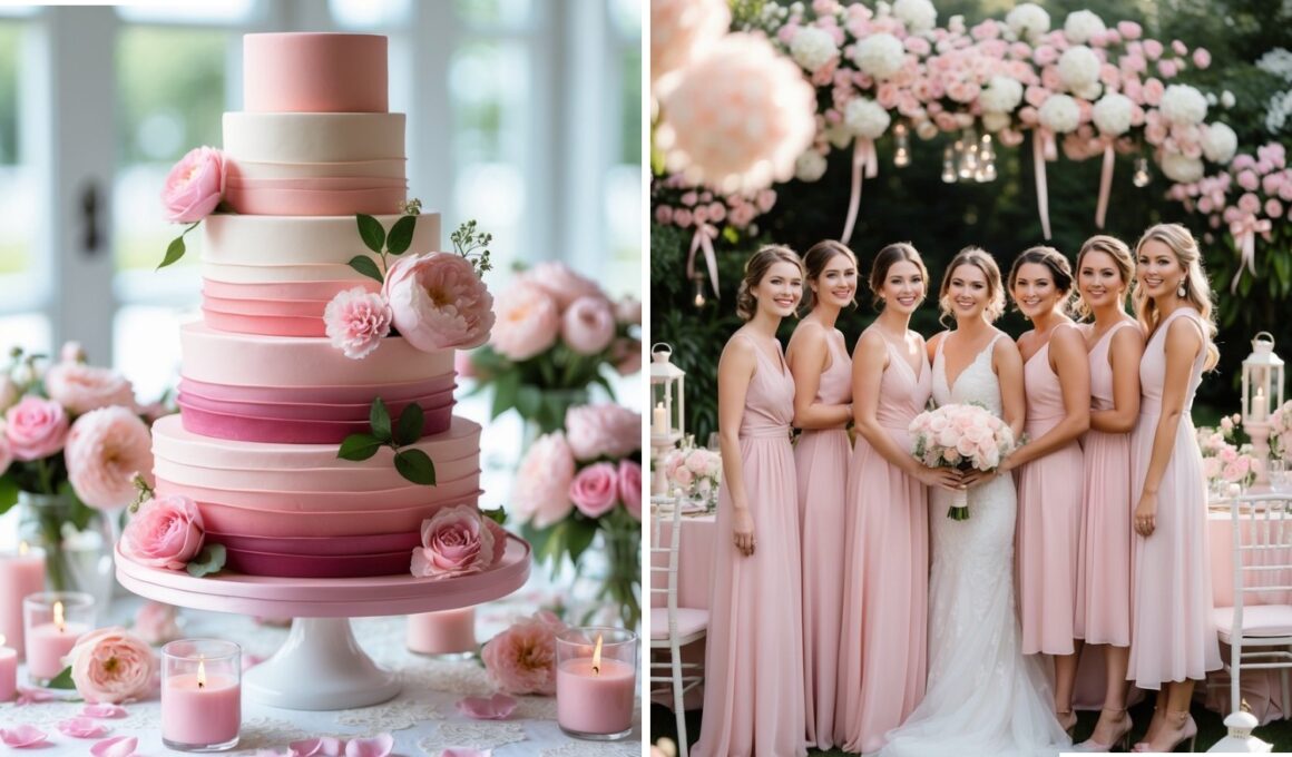 Pink Wedding Decor