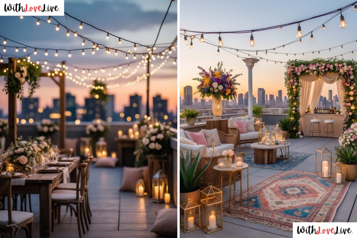 Rooftop Wedding Decor