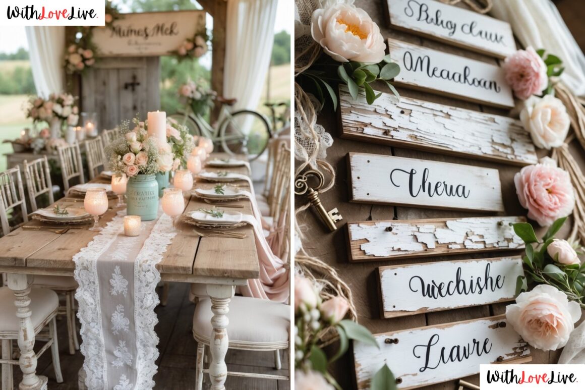 Shabby Chic Wedding Décor Ideas