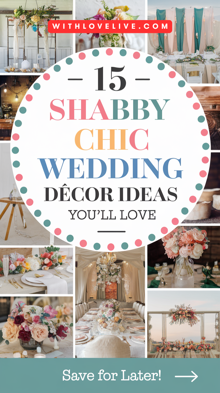 Shabby Chic Wedding Décor Ideas