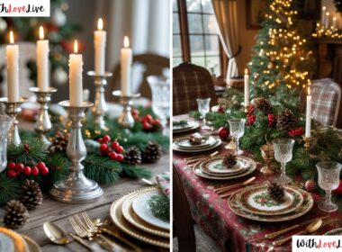 Vintage Christmas Tablescapes