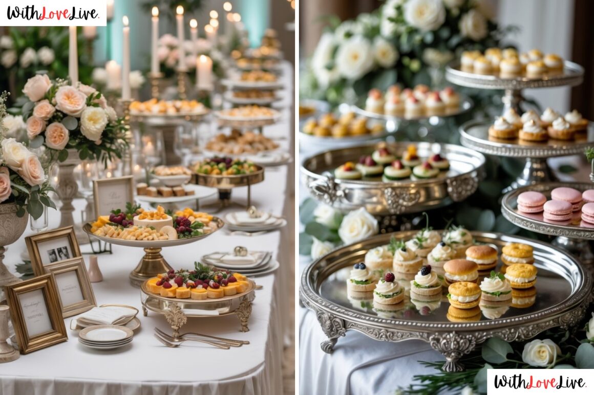 Wedding Buffet Table Decor