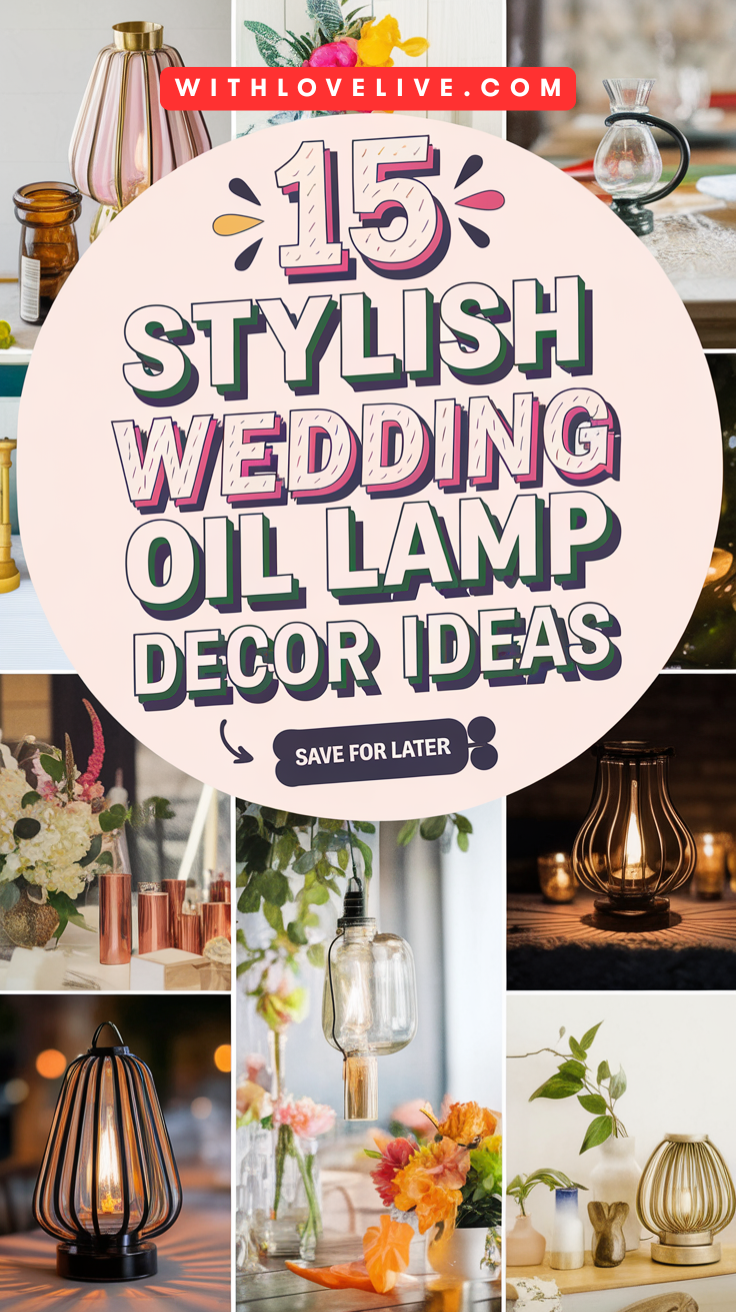 Wedding Oil Lamp Decor Ideas