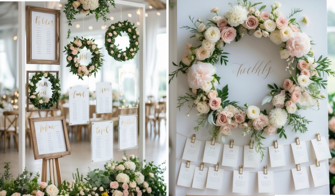 Wedding Seating Chart Ideas