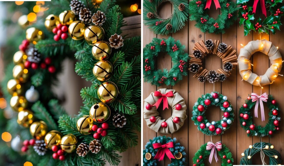 christmas craft wreath