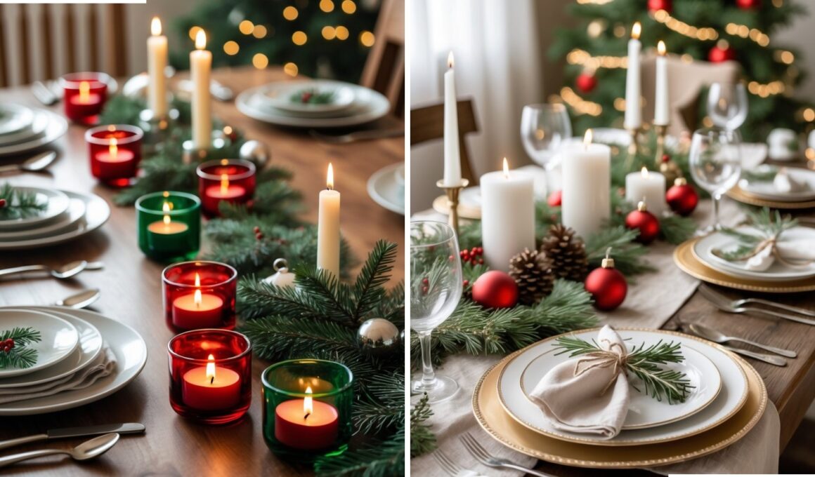 christmas tablescapes