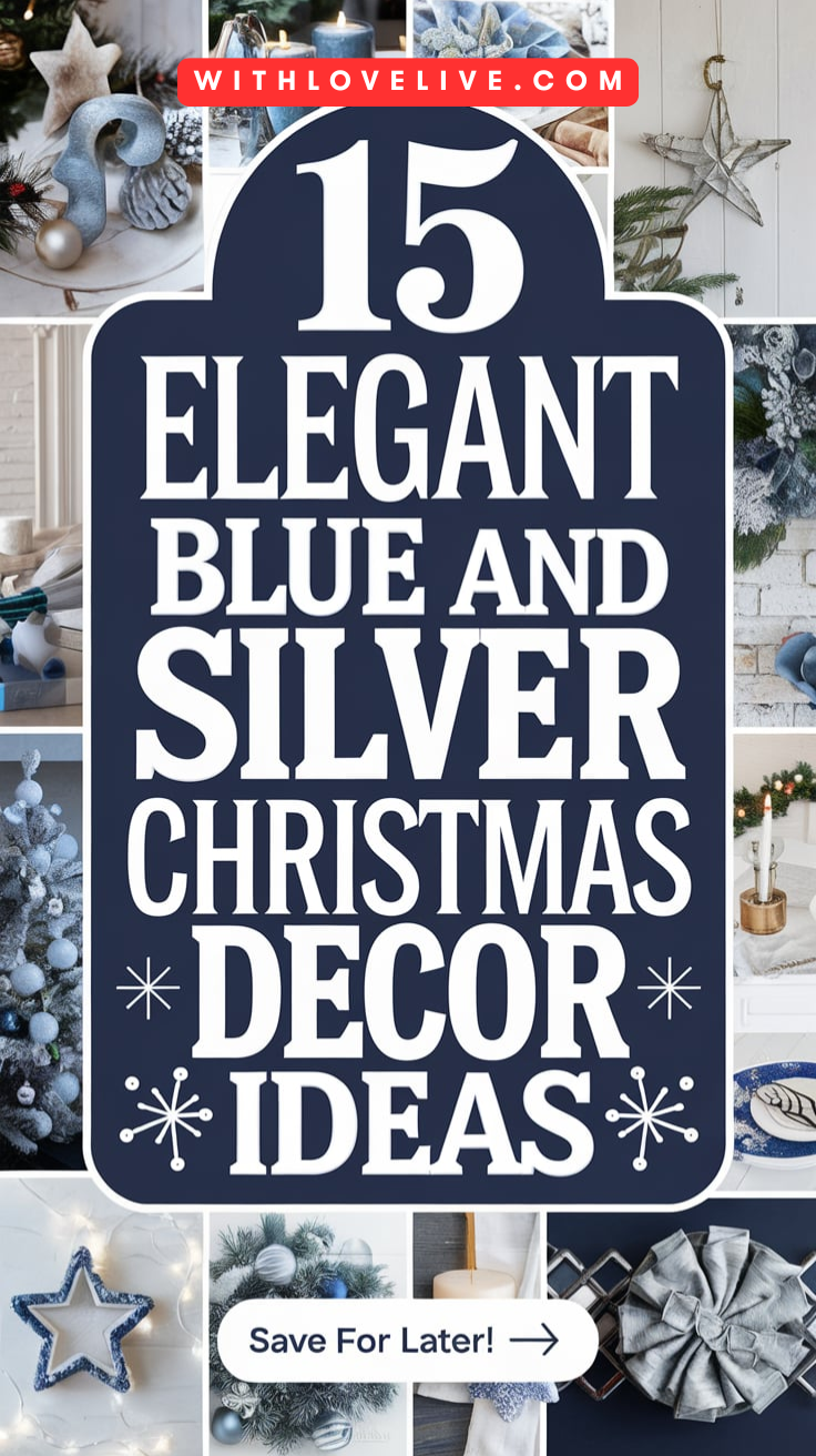 Blue and Silver Christmas Decor Ideas