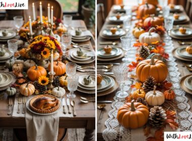 vintage thanksgiving tablescapes
