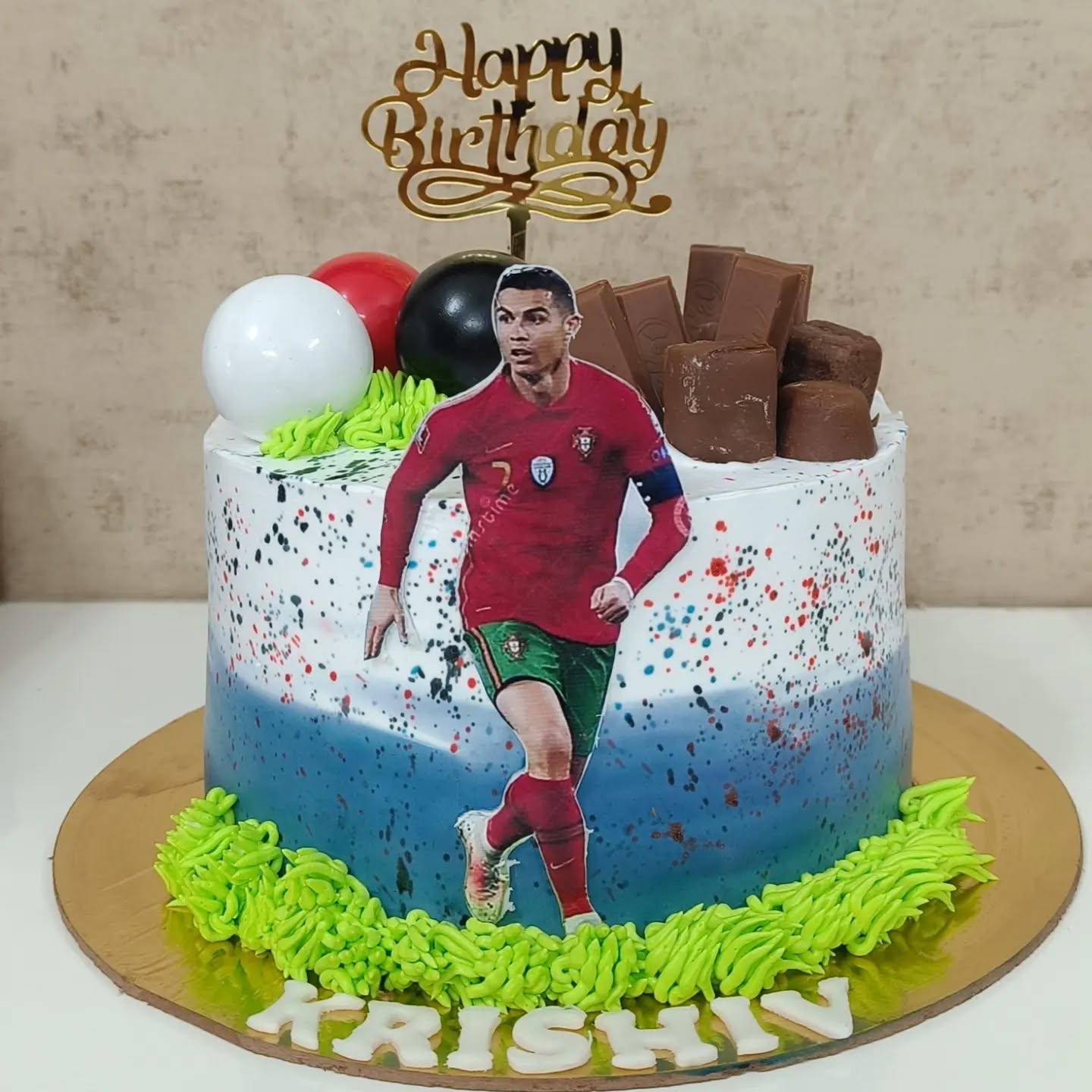 3D Ronaldo Figure Cake