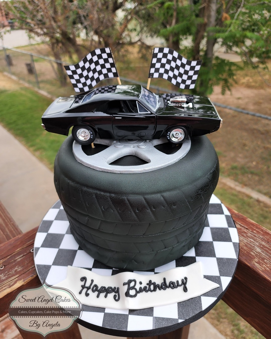 3D Tire Cake