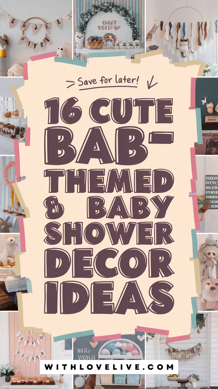 Bear-Themed Baby Shower Decor