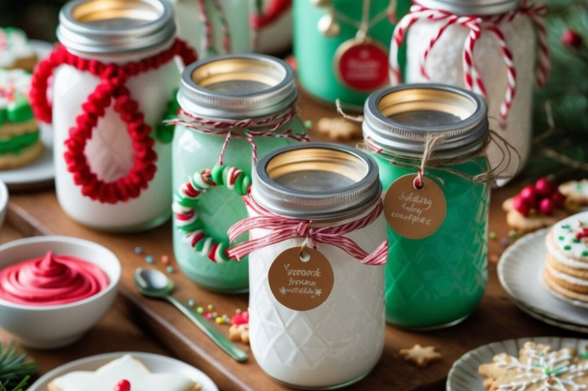 Christmas Cookie Decorating Jars2
