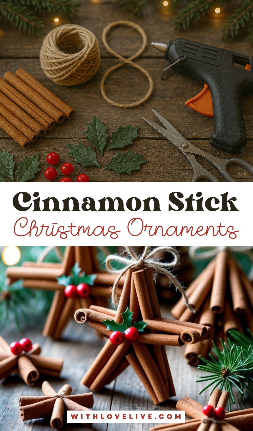 Cinnamon Stick Christmas Ornaments