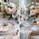 Cute Engagement Party Table Setting Ideas