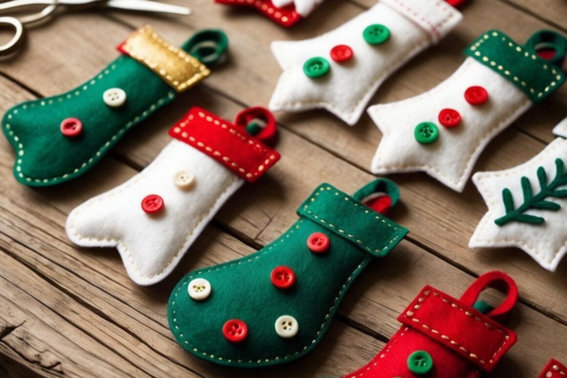 Felt Christmas Stocking Tags