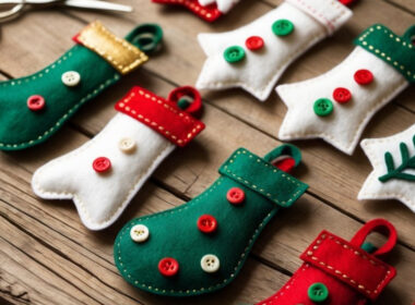 Felt Christmas Stocking Tags