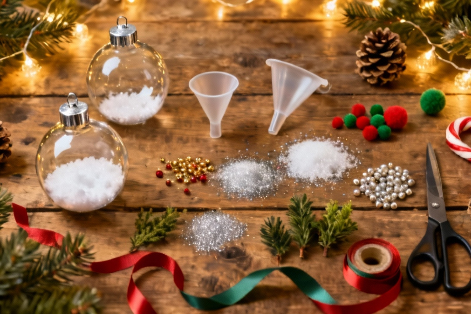 Fillable Clear Ball Ornaments