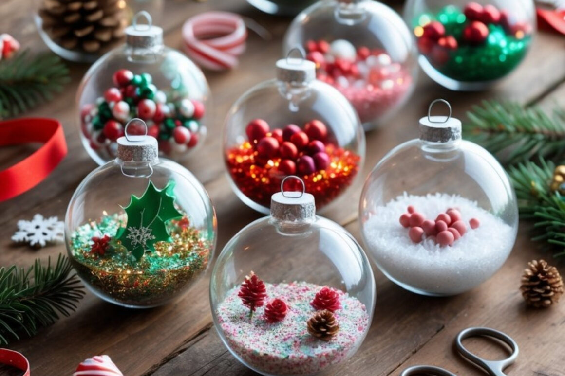 Fillable Clear Ball Ornaments