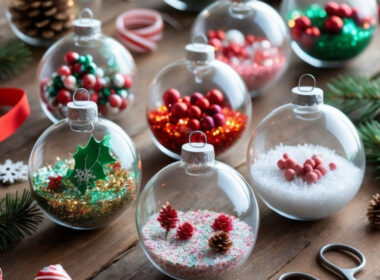 Fillable Clear Ball Ornaments