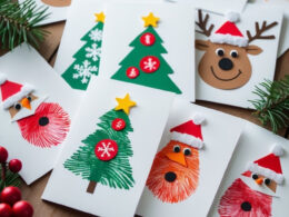 Fingerprint Bauble Cards