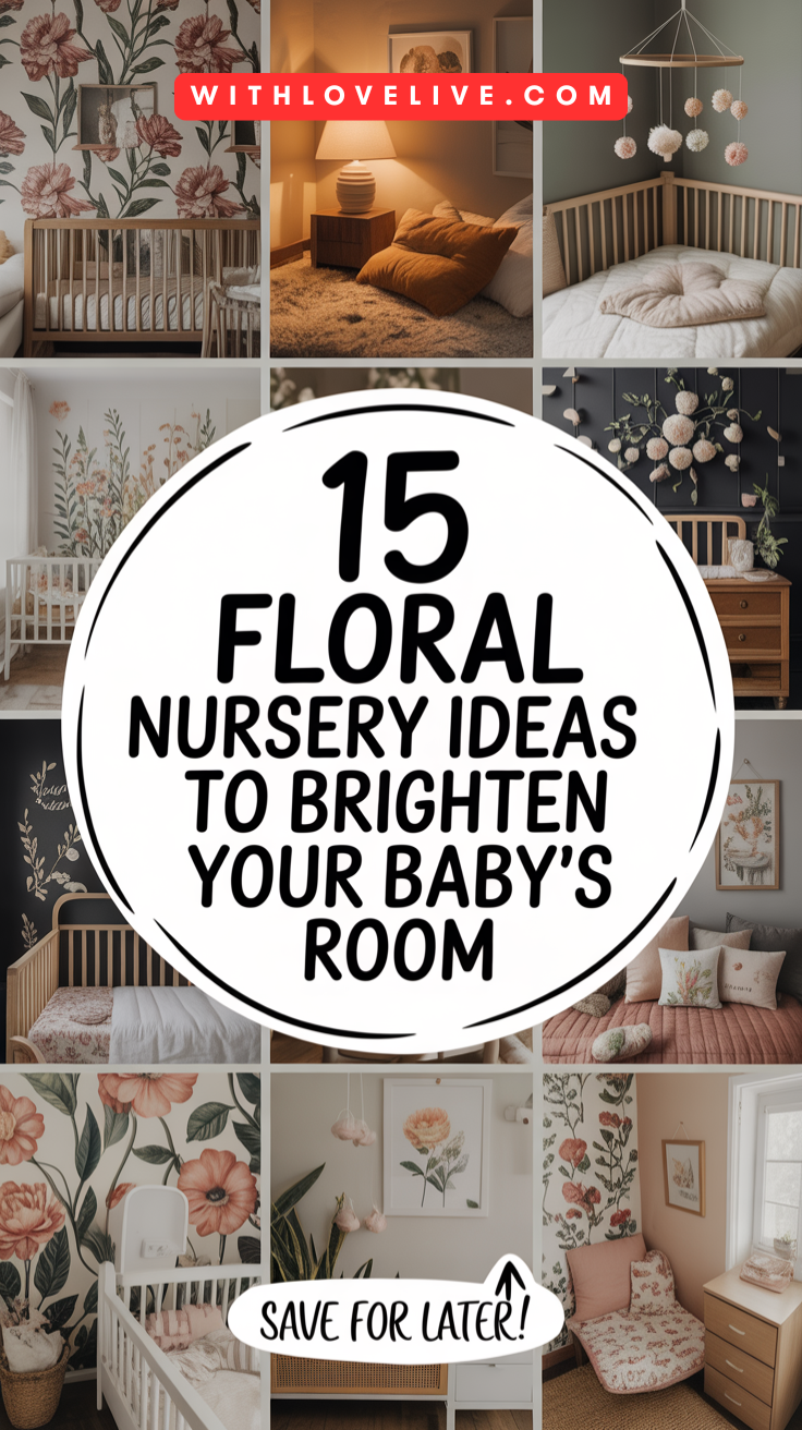 Floral Nursery Decor Ideas 