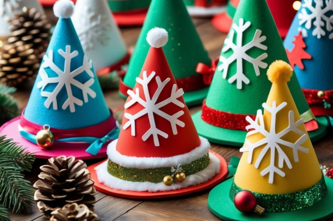 Foam Snowflake Crown HatsFoam Snowflake Crown Hats