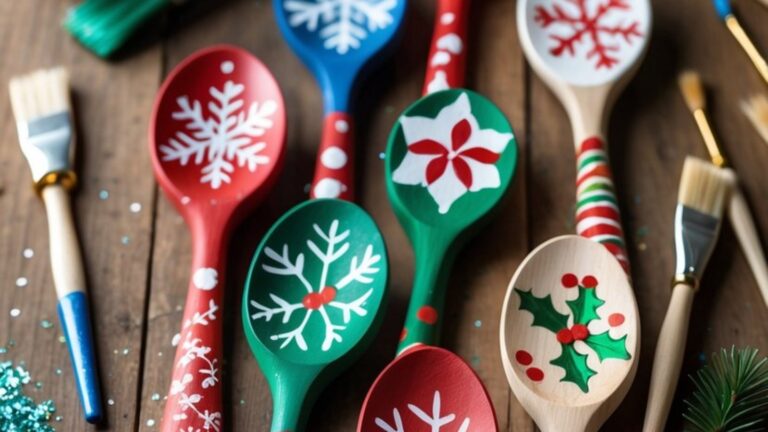 Hand-Painted Wooden Spoons